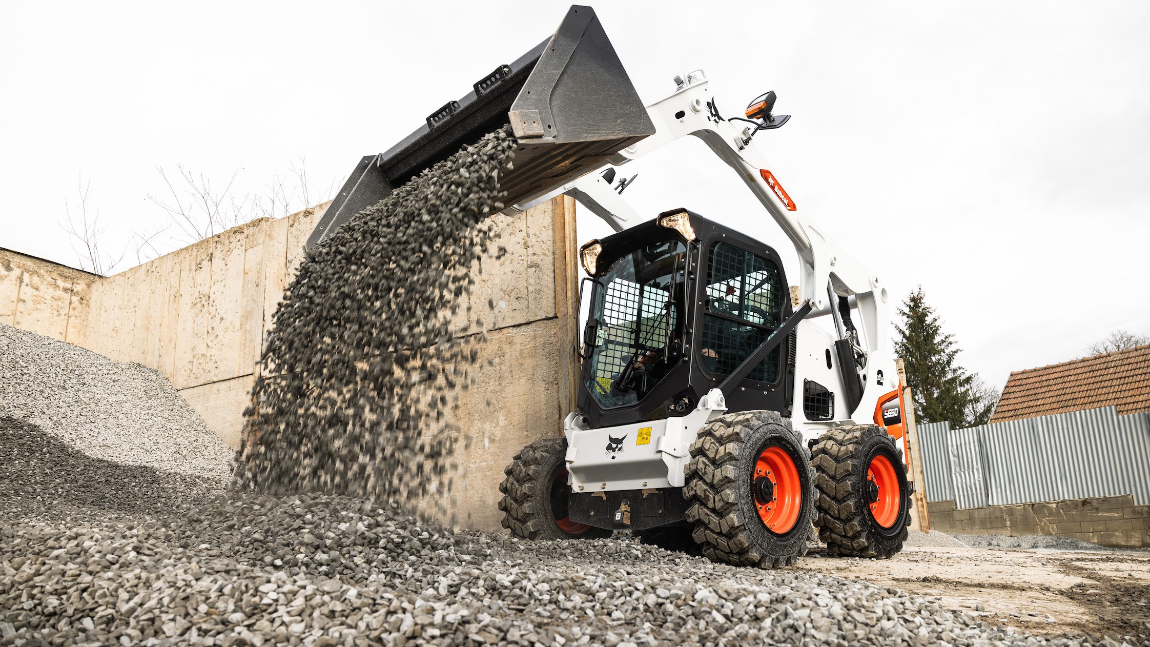 Bobcat in action
